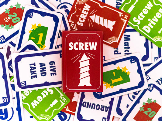 Screw Card Game a New Fun and competitive card game for the family and friends